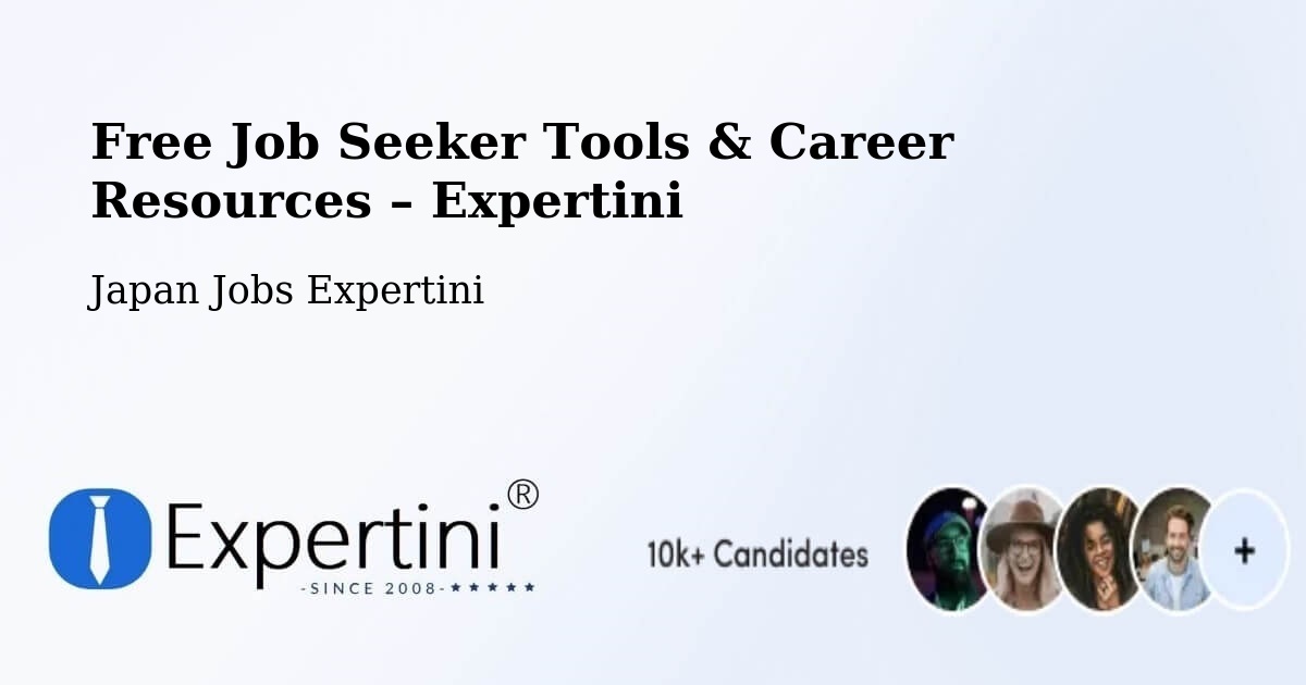 Free Job Seeker Tools & Career Resources – Aomori - Aomori, Japan Jobs Expertini