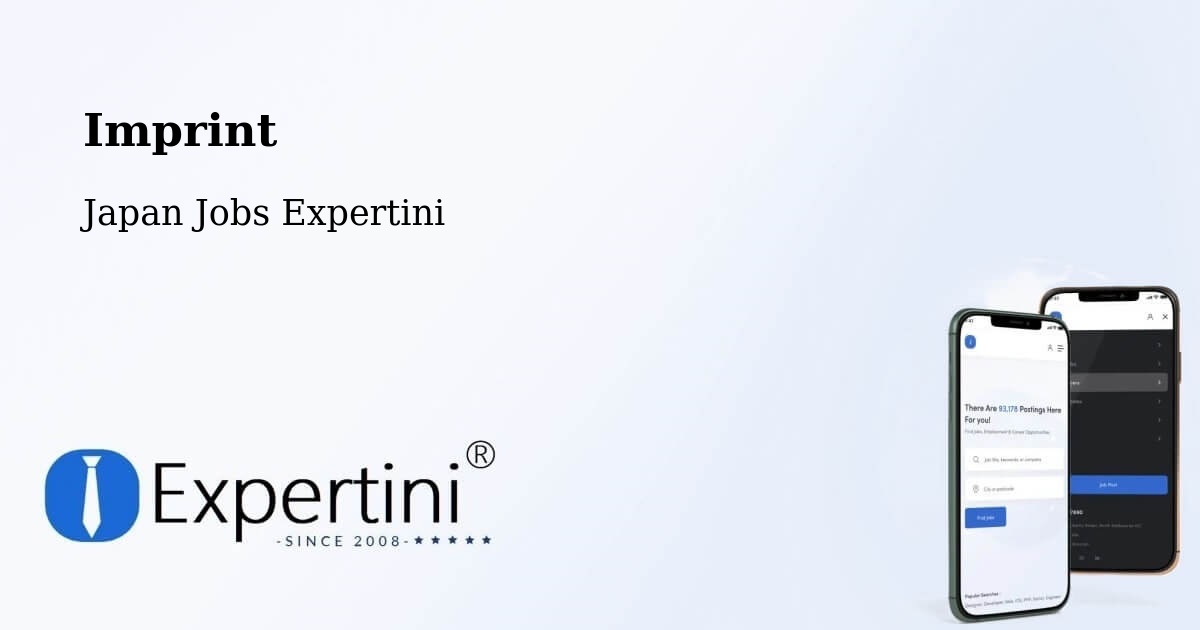 Imprint – Aomori - Japan Jobs Expertini