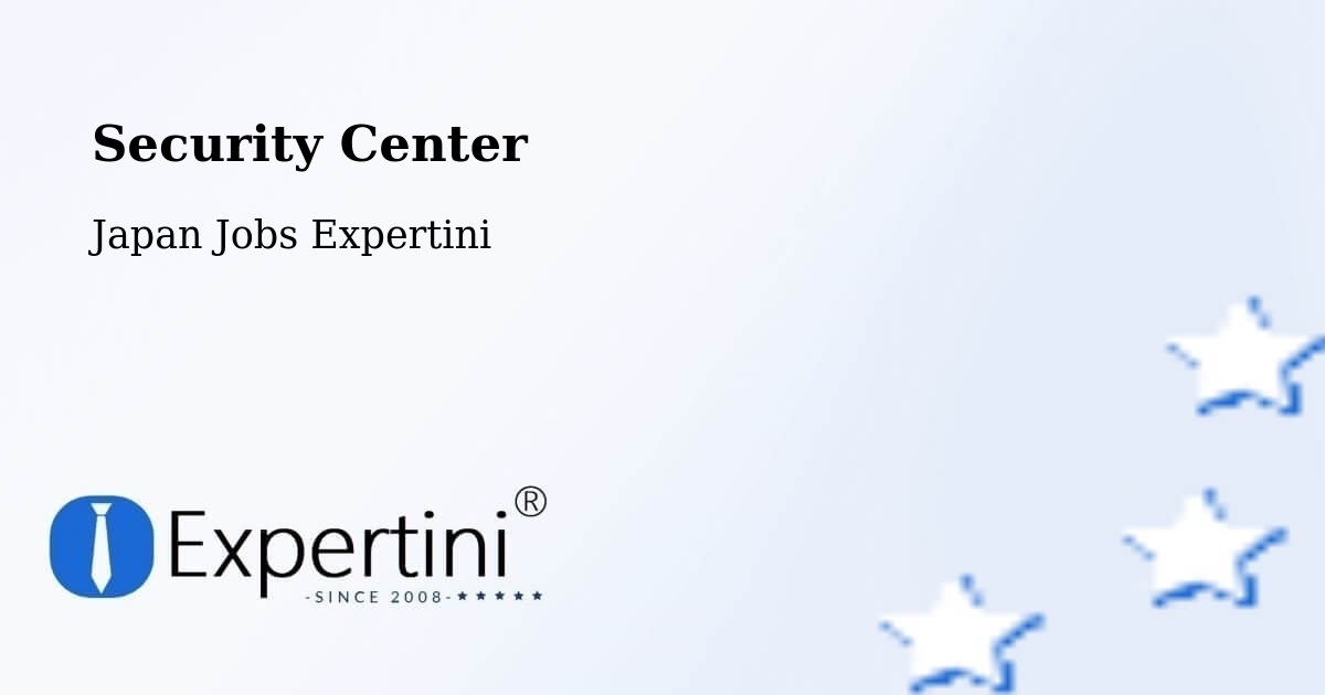 Security & Compliance – Aomori - Japan Jobs Expertini